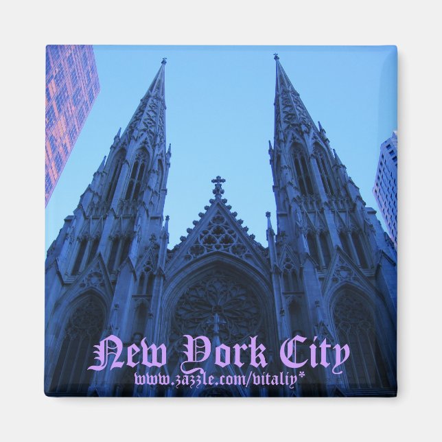 Magnet der Kathedrale von New York City St. Patric (Vorne)