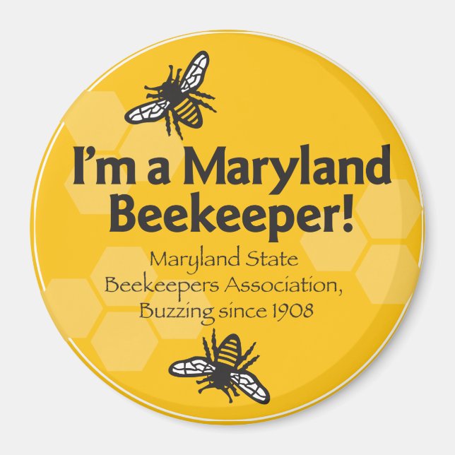 Magnet der Maryland Staat Beekeeping Association (Vorne)