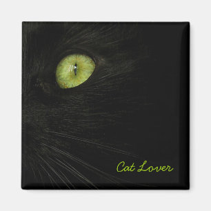Magnet der schwarzen Katze