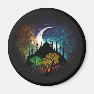 Magnet der surrealen lebendigen islamischen Masjid