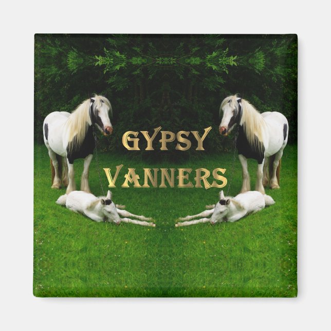 Magnet des bannières tziganes (Devant)