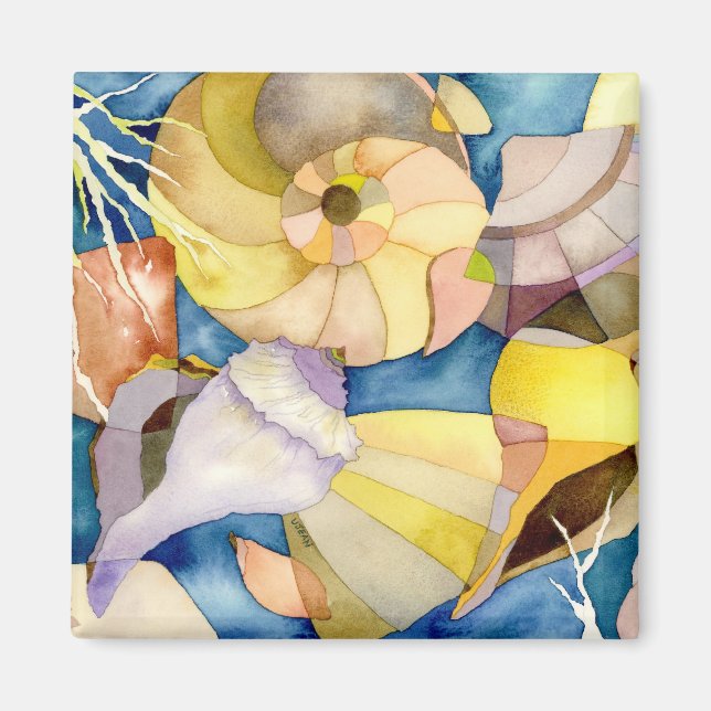 Magnet des coques de mer de plage (Devant)