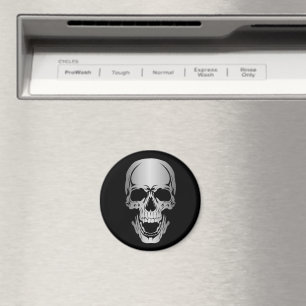 Magnet des grauen Schädelkreises