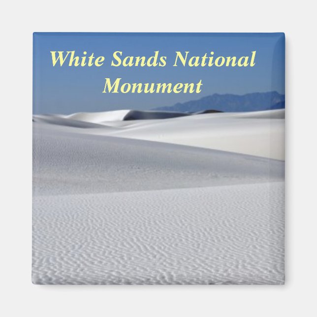 Magnet des Nationaldenkmals "White Sands" (Vorne)