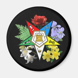Magnet des Östlich-Sterns-Floral-Emblems