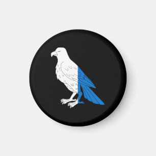 Magnet des SCA-Falken-Behaltend