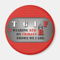 Magnet des vendredis rouges