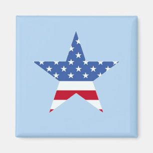 Magnet d'étoiles patriotique