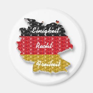 Magnet Deutsche Flagge Einigkeit Freiheit