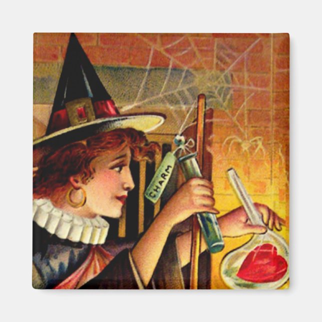 Magnet d'Halloween vintage (Devant)