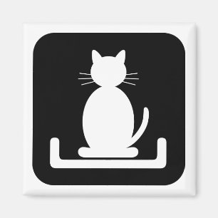 Magnet „die Tragbahre der Katze "