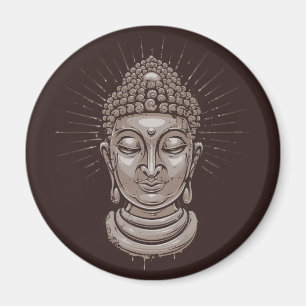 Magnet d'illustration de Bouddha
