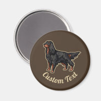 Magnet d'illustration Gordon Setter