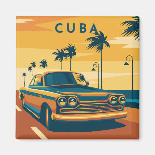 Magnet d'illustrations Cuba