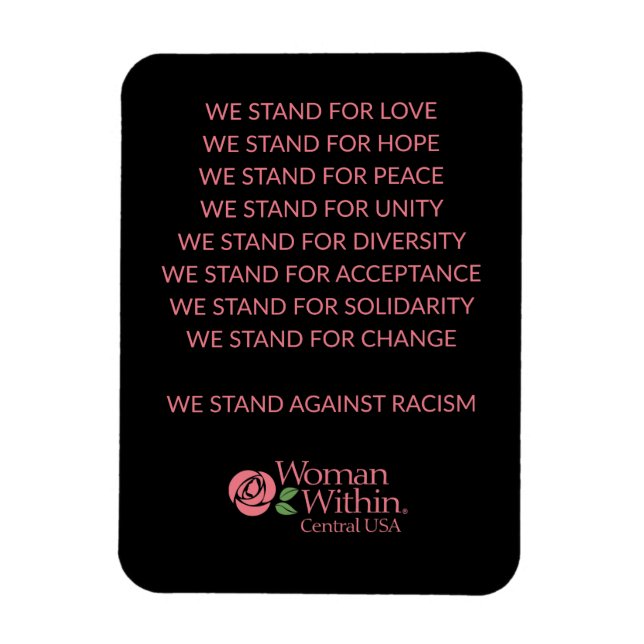 Magnet-Diversity-Anweisung Woman innerhalb der Zen Magnet (Vertikal)