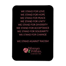 Magnet Diversity Statement Woman Within Central