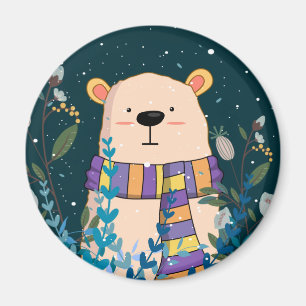 Magnet d'ours doux et confortable