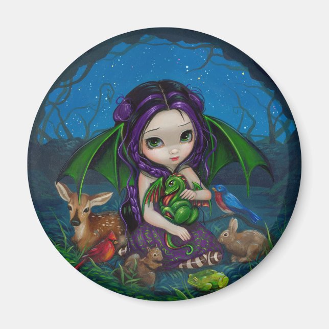 Magnet "Dragonling Garden III" (Vorne)