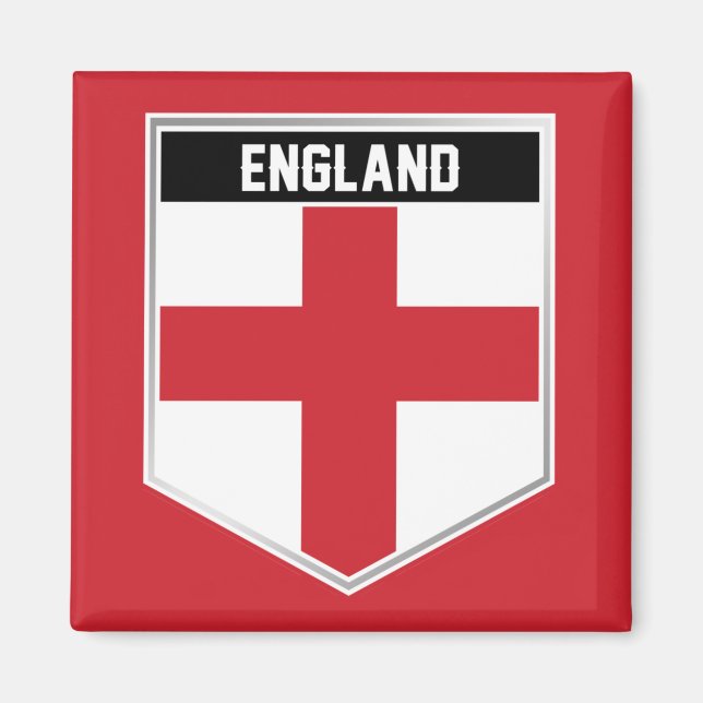Magnet du Bouclier du drapeau anglais (Devant)