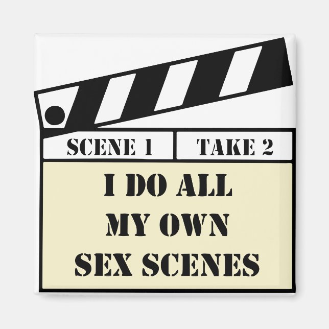 Magnet du Carré de scène de film (Devant)