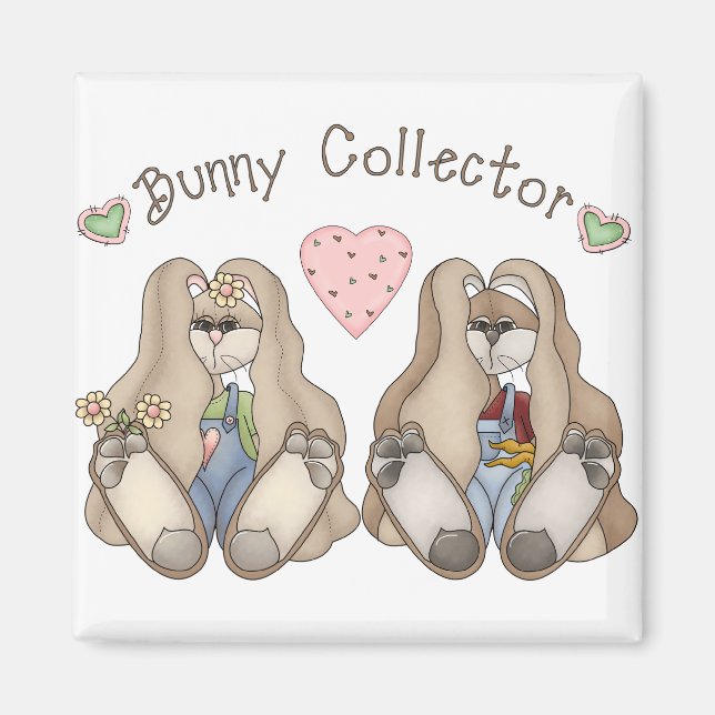 Magnet du collectionneur de lapins (Devant)
