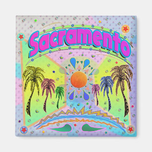 Magnet du désir de calme de Sacramento