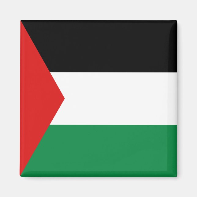 Magnet du drapeau de Palestine (Devant)