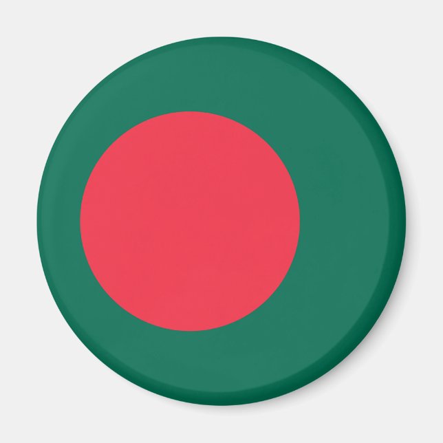 Magnet du drapeau du Bangladesh (Devant)
