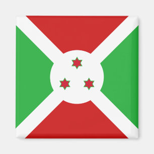 Magnet du drapeau du Burundi