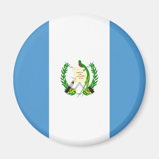 Magnet du drapeau du Guatemala (Devant)