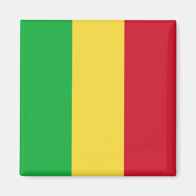 Magnet du drapeau du Mali (Devant)