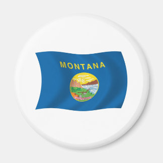 Magnet du drapeau du Montana