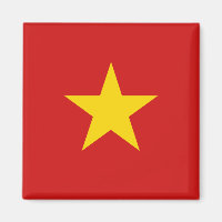 Magnet du drapeau du Vietnam