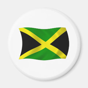 Magnet du drapeau jamaïcain