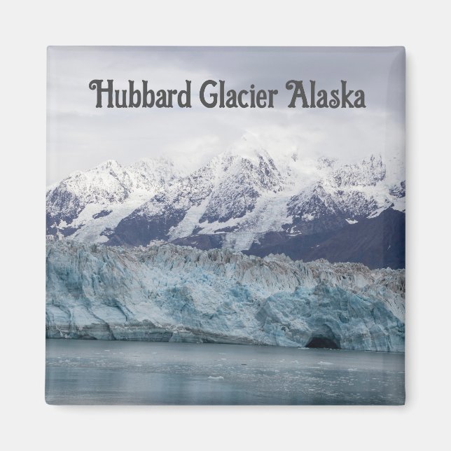 Magnet du glacier Hubbard Alaska (Devant)