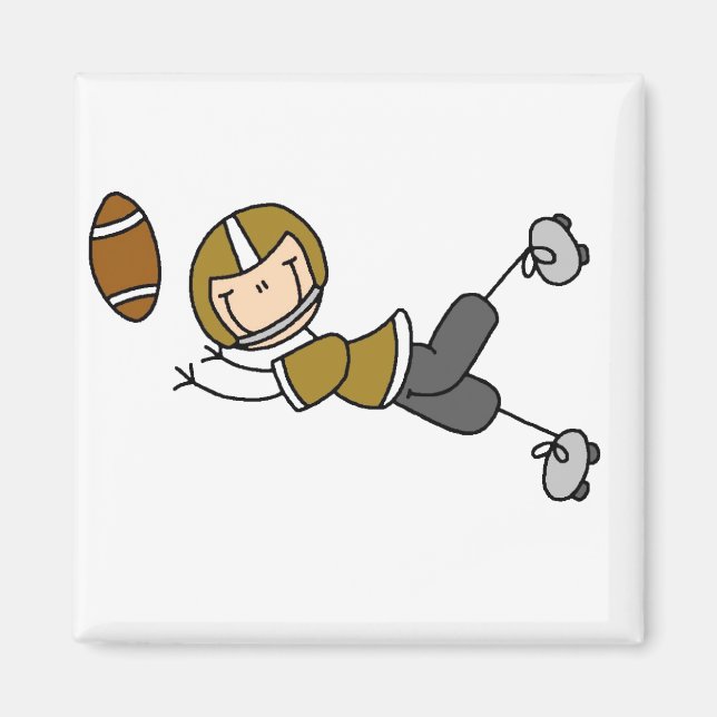 Magnet du joueur de football d'or (Devant)
