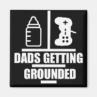 Magnet du logo de mise à terre pour les papas