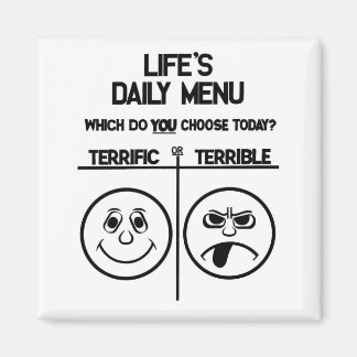 Magnet du menu quotidien