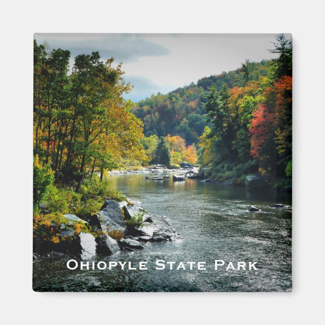 Magnet du parc d'état de l'Ohiopyle (Devant)
