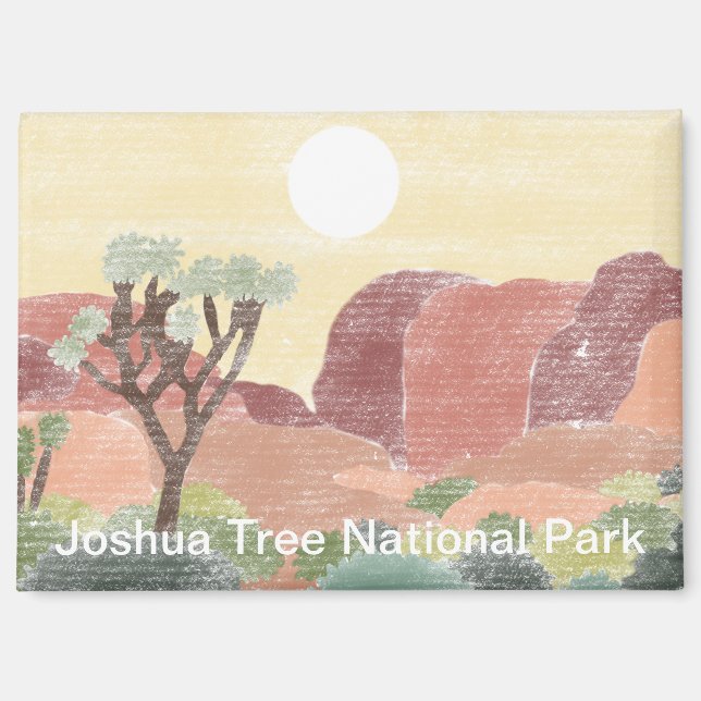 Magnet du parc national de Joshua Tree (Recto)