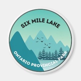 Magnet du parc provincial Six Mile Lake Ontario