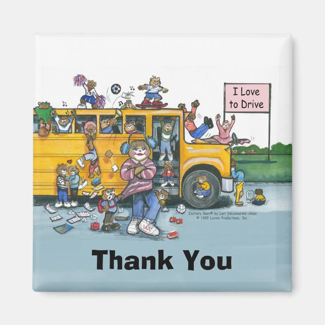 Magnet du pilote de bus (Devant)