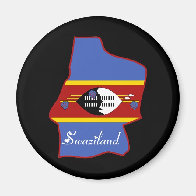 Magnet du Swaziland (Devant)