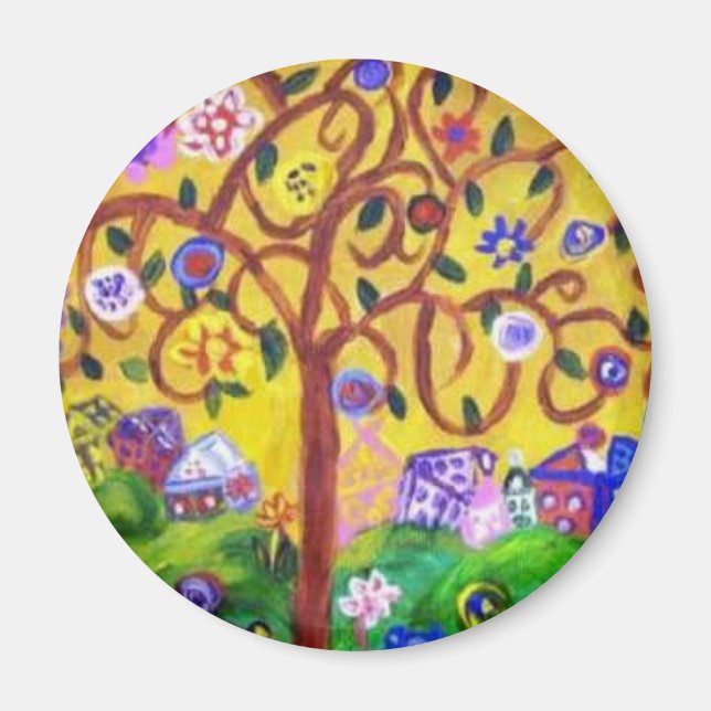 MAGNET DU TEMPS DE PRINTEMPS (Devant)