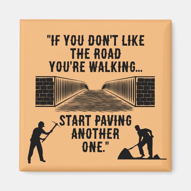 Magnet "Eine neue Straße" (Vorne)