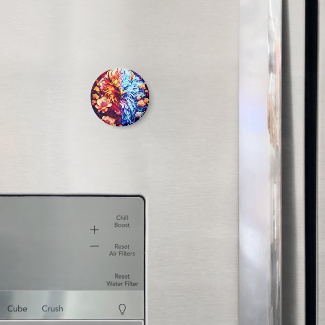 Magnet : Elektrischer Neonadler Thunderstrike (In Situ (Kühlschrank))
