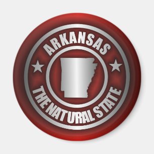 Magnet en acier du "Arkansas" (rouge)