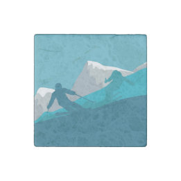 Magnet En Pierre Ski alpin