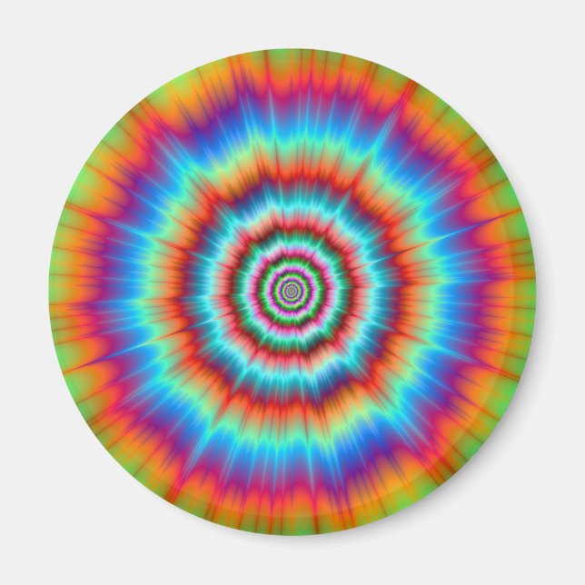 Magnet-Explosion in Blau und Orange Magnet (Vorne)