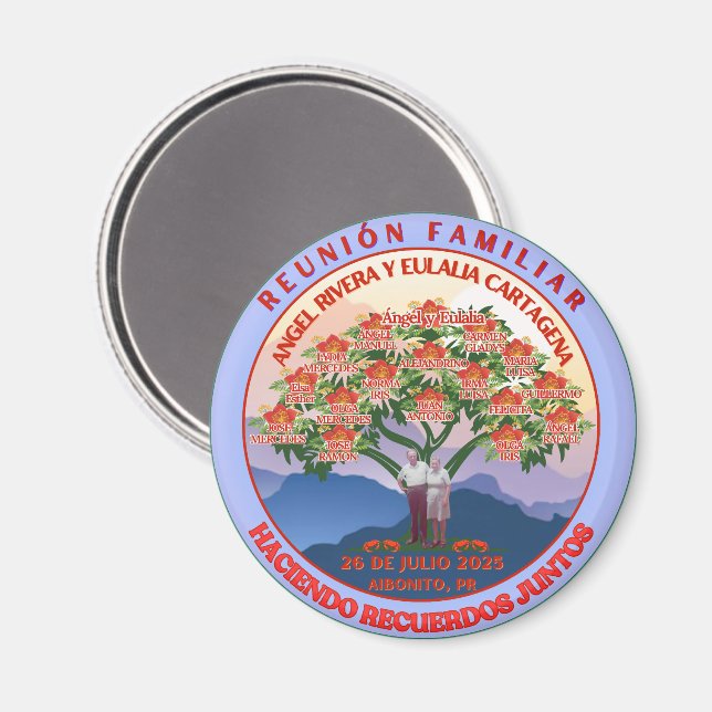 Magnet Family Wiedersehen (Vorderseite/Rückseite)